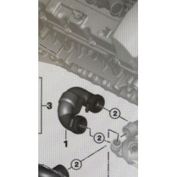 Durite d'eau pompe a eau / thermostat (liaison) pour 35i n54 et n55