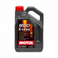 5L Huile Motul 5W40 8100 X-Cess (Mercedes, Porsche, VW, GM...)