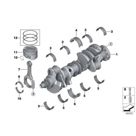 Vis de bielles BMW pour s63b44