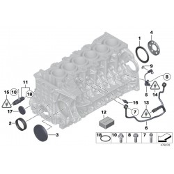 Joint spi vilebrequin coté poulie damper pour 35i n54 n55