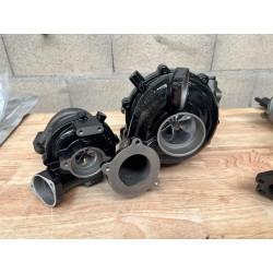 Kit bi-turbos stage2 500cv+ pour BMW 35D m57 n57 série E..