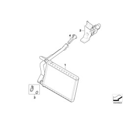 Radiateur de chauffage BMW pour 35i n54