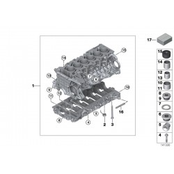 Set de vis de carter inférieur pour 35i n54 n55