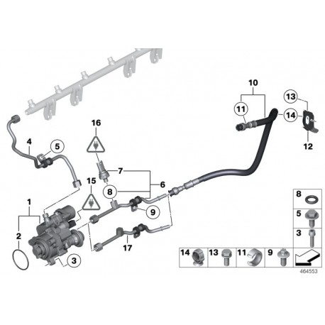 Tuyau de carburant bmw 35i