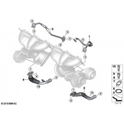 Kit 4 canalisations "d'huile" turbos pour 35i n54