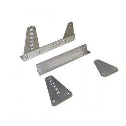 Kit fixations latérales universelles en Alu pour siège baquet