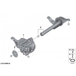 Vis pignon pompe a huile + joint torique crépine bmw 35i n54