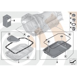 Kit vidange BVA ZF bmw  pour 135i 335i n54 bva zf6 - 6hp..