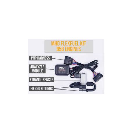 MHD BMW B58 N55 S55 S58 CAN FlexFuel Analyzer QuickInstall Kit (Inc. M340i, M2 Competition, M3 & X4M)