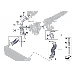 Kit joints entrée / sortie intercooler pour 30d 35d série F..