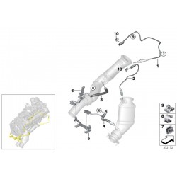 Set de sonde lambda oem avant cata (amont) pour bmw m3 m4 s55 série F..