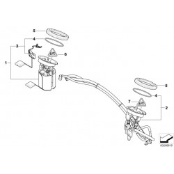 Kit de Rep. pompe a carb./capt. niveau d'origine BMW (16117197076)