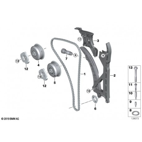 Set de 2 vis d'AAC pour bmw 35i n54 et autres...
