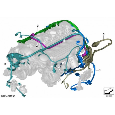 Faisceau allumage / injection pour bmw M3 M4 F.. s55b30