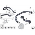 Durite de liaison entre pompe a eau et thermostat pour bmw X. F..