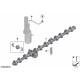 Arbre excentrique du Valvetronic pour bmw 35i n55
