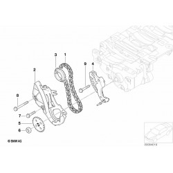 Kit chaine pompe a huile BMW pour bmw n43