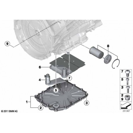 Kit vidange BVA DKG7 pour 35i n54 n55