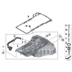 Crépine d'huile BMW pour bmw s63b44