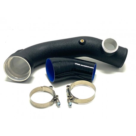 Charge pipe alu BMS pour dump valve externe type Tial / Nuke pour 35i n54