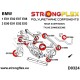 Full suspension bush kit StrongFlex gamme rouge/jaune