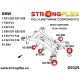 Full suspension bush kit StrongFlex gamme rouge/jaune