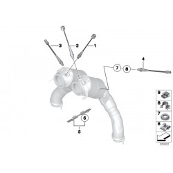 Sonde lambda oem après cata (aval) pour bmw s63b44