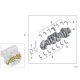 Vilebrequin BMW pour bmw 35i n54 6 trous / 8 trous
