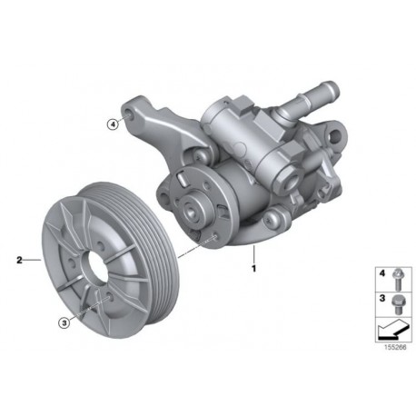 Poulie pompe de DA pour bmw 35i n54 et autres
