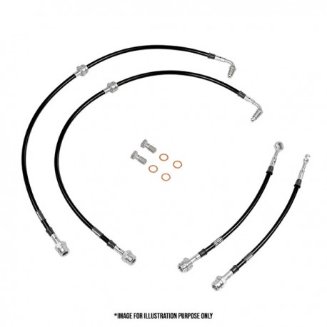 Flexibles de frein aviation Goodridge pour BMW M2 / M2 Comp F87