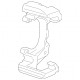 Plateau de frein arriere pour bmw 30d 35d E.. F..