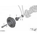Set de 8 vis BMW de poulie damper pour bmw s55