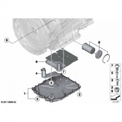 Kit OEM DKG7 sans les huiles + pompe d'aspiration d'origine BMW pour bmw 335i e92 N54 DKG7