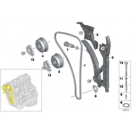 Lot de vis BMW pour 35i n54