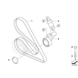 Kit complet courroies + galets + tendeurs bmw pour m3 v8 4L s65