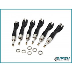 6x Injecteur Gros débit Dorch pour Moteur bmw N55 / S55
