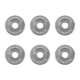 Kit de rondelles anodisées et vis M6 Fenders Washers Mishimoto