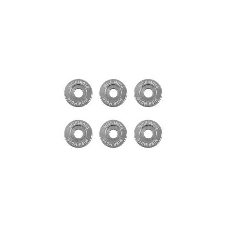Kit de rondelles anodisées et vis M6 Fenders Washers Mishimoto