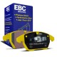 Plaquettes de frein arrieres EBC Yellow Stuff pour Renault Megane 2 RS
