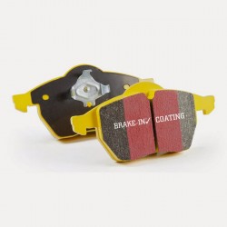 Plaquettes arriere EBC Yellow Stuff pour S3 8L / TT 8N / Clio RS / Mégane RS / 208 GTI / Polo GTI / Ibiza Cupra