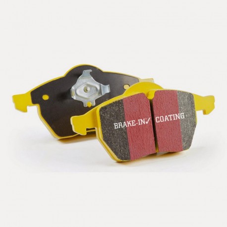 Plaquettes arriere EBC Yellow Stuff pour S3 8L / TT 8N / Clio RS / Mégane RS / 208 GTI / Polo GTI / Ibiza Cupra