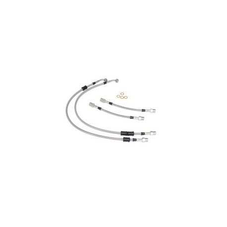 Flexibles de frein aviation Goodridge pour Megane 2 RS 230 R26