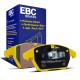Plaquettes de frein avants EBC Yellow Stuff pour Renault Megane 3 RS
