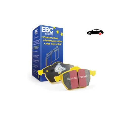 Plaquettes de frein arrieres EBC Yellow Stuff pour Megane 3 RS