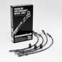 Flexibles de frein aviation Goodridge pour Megane 3 RS