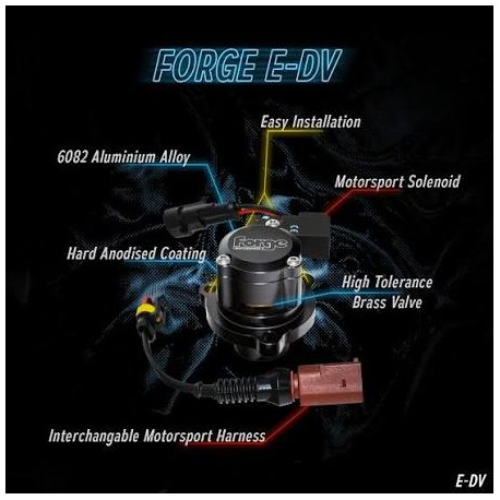 Valve de déchargement de recirculation Forge E-DV pour Renault Clio 4 RS et Megane 4 RS