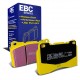 Plaquettes de frein avants EBC Yellow Stuff pour Civic Type R FK2 / 8 / FL5 / Lancer Evo 8 / 9 / 10 / Megane 4 RS