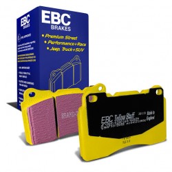 Plaquettes de frein avants EBC Yellow Stuff pour Civic Type R FK2 / 8 / FL5 / Lancer Evo 8 / 9 / 10 / Megane 4 RS