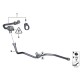 Vanne dégazage reservoir avec conduite bmw pour bmw 35i n54