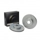 Disques de frein arrières rainurés Dixcel SD pour Renault Clio 3 RS